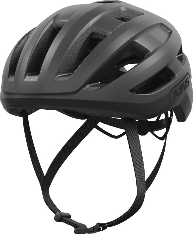 ABUS PowerDome, Velvet Black, set skråt forfra