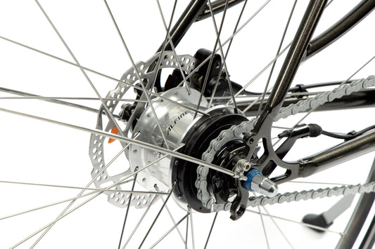 Shimano Alfine-navgear og skivebremse på Pelago Airisto Commuter