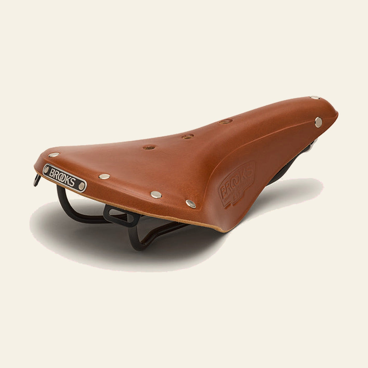 Brooks B17 i lysebrun