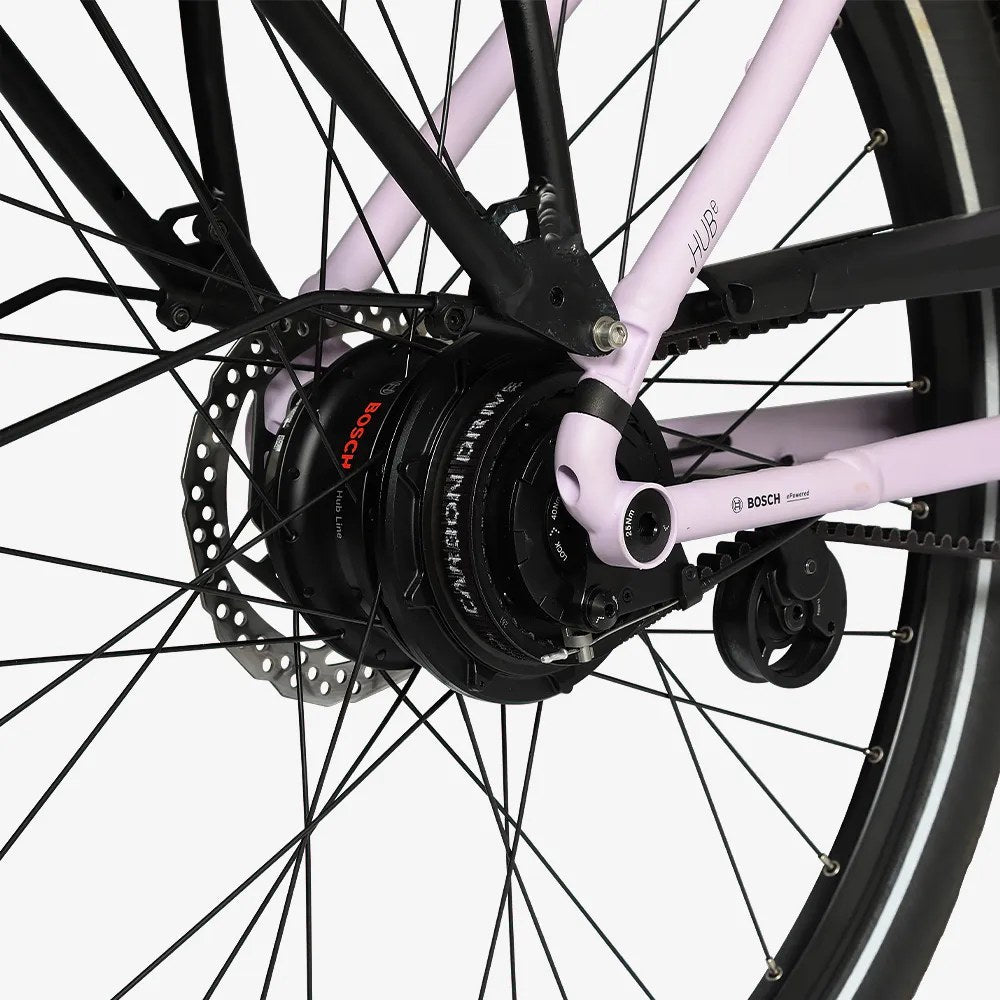 Baghjul med Bosch-motor på Velo de Ville HUBe