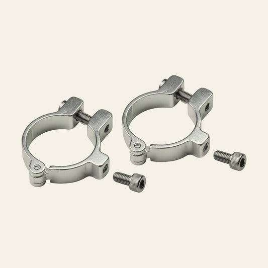 Velo Orange Hinged Bottle Cage Clamps, Sølv