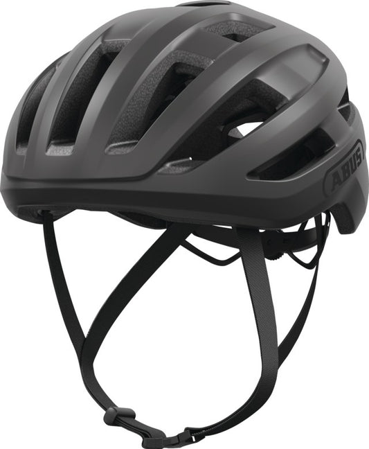 ABUS PowerDome, Velvet Black, set skråt forfra