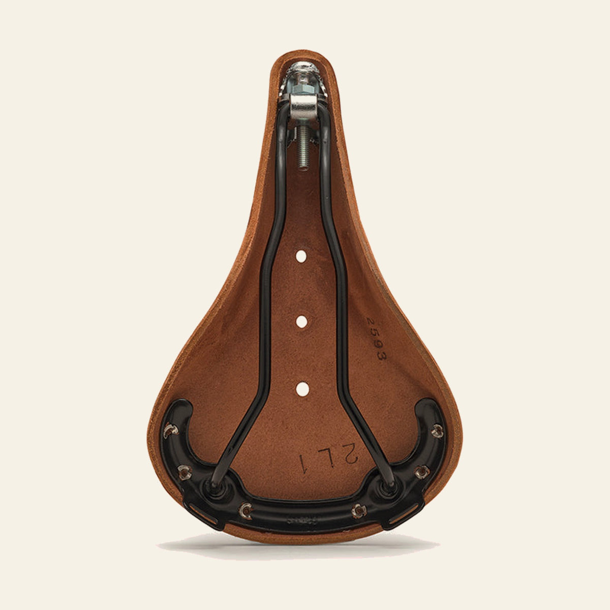 Brooks B17 i mørkebrun