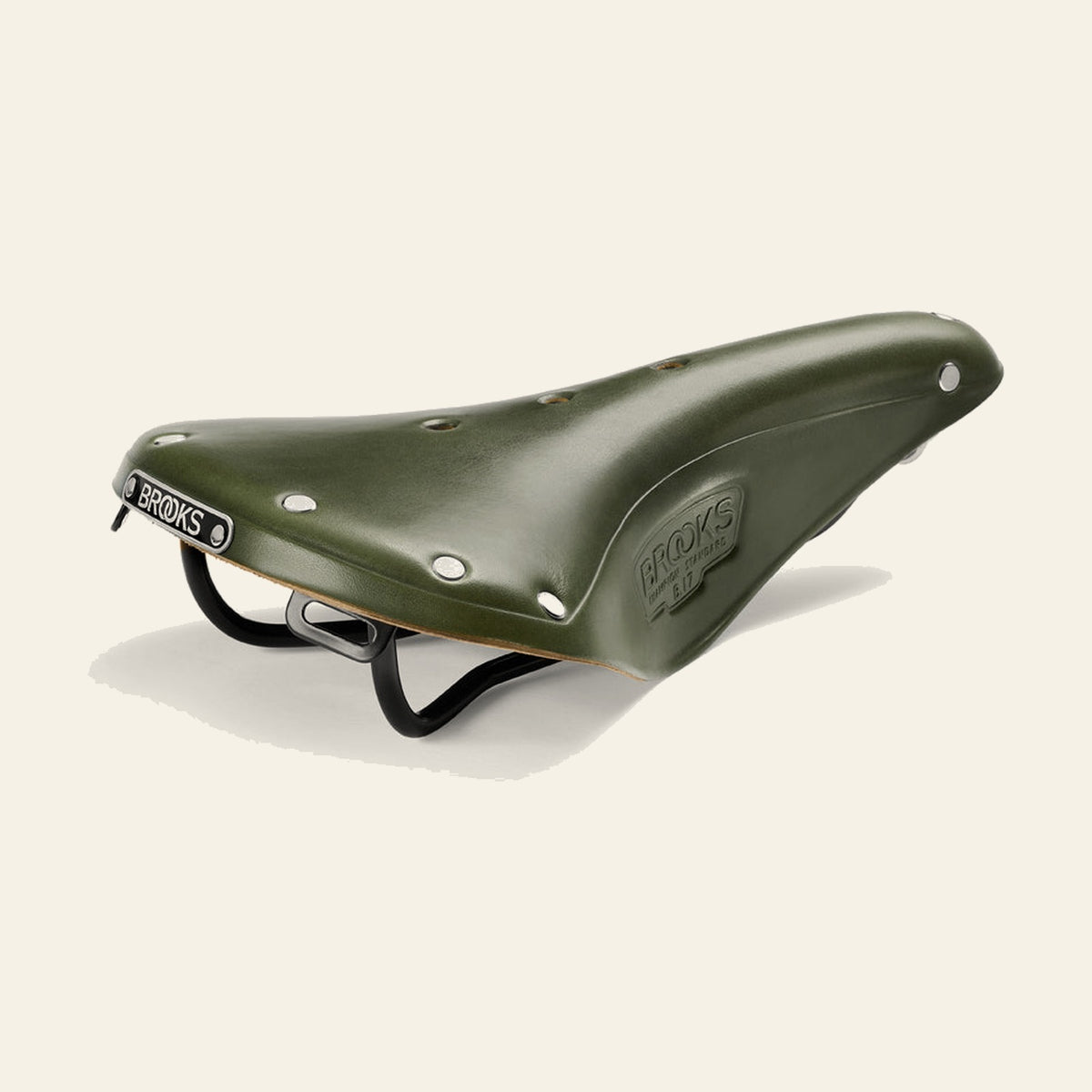 Brooks B17, racing green