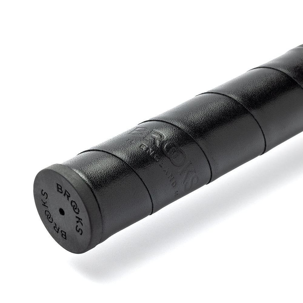 Brooks Willow-lædergreb, detalje af læder og endeprop