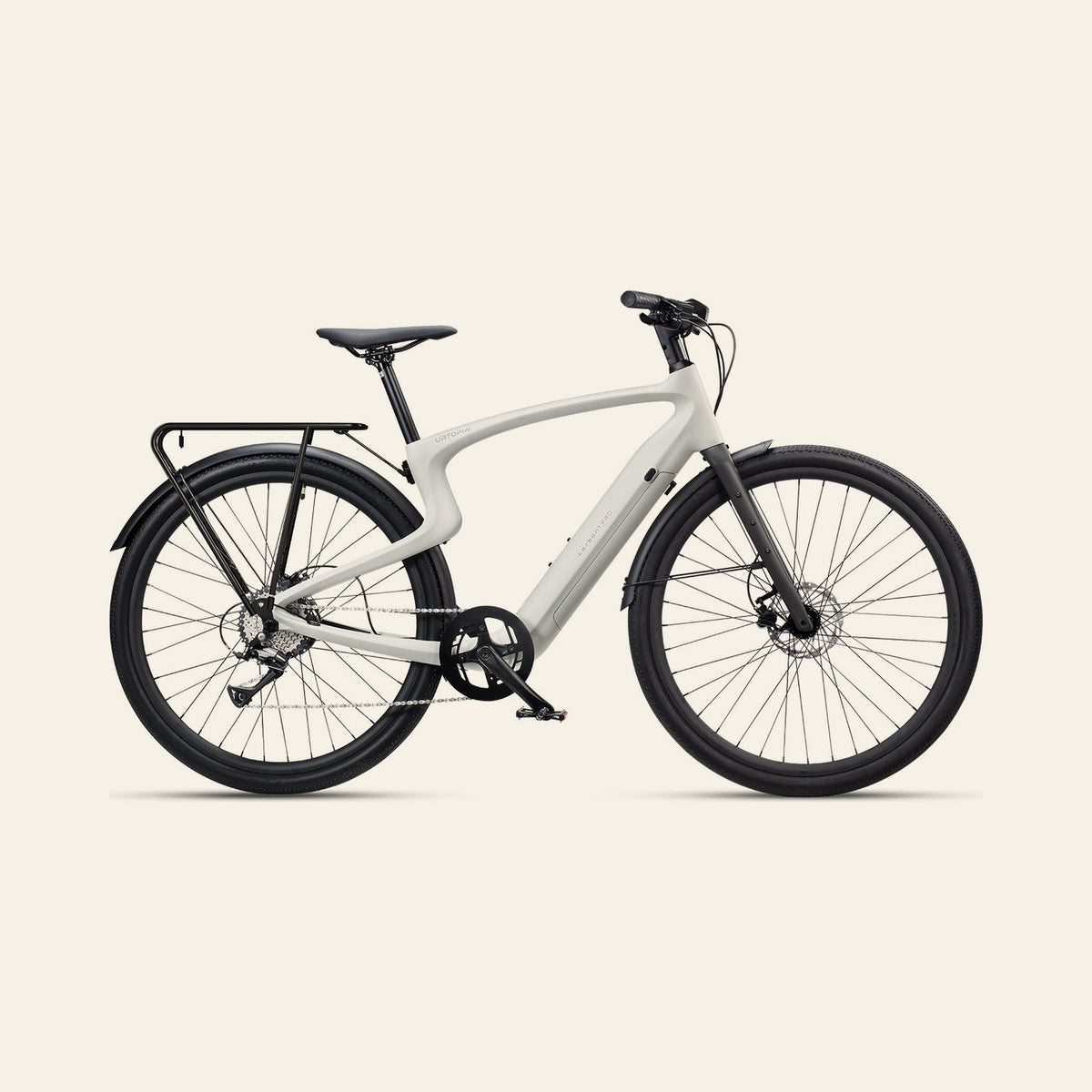 Urtopia Carbon 1 Pro elcykel i hvid