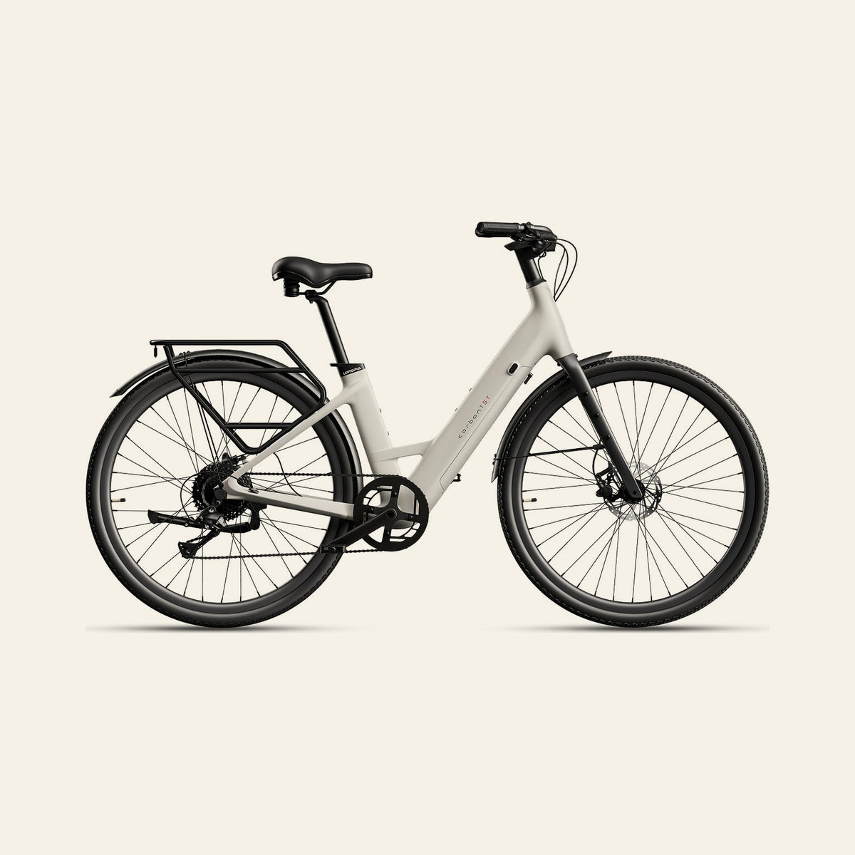 Urtopia Carbon 1 Step-Thru elcykel i hvid