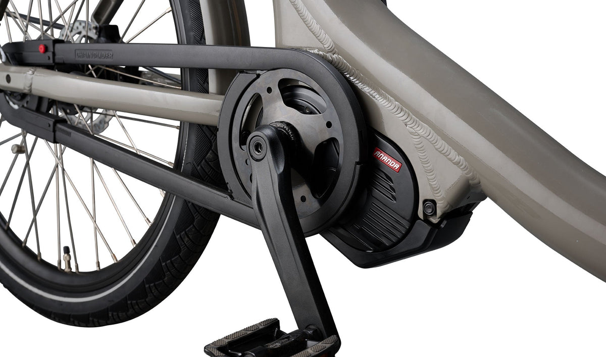 Ananda M81 centermotor ved pedalerne på E-FLY Cargo MD