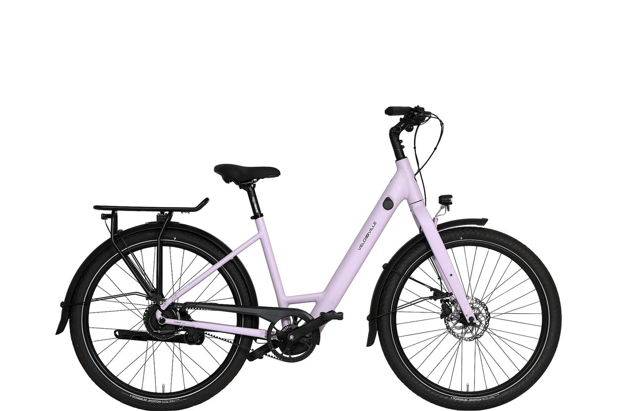 Velo de Ville HUBe elcykel i lilla, Wave-stel
