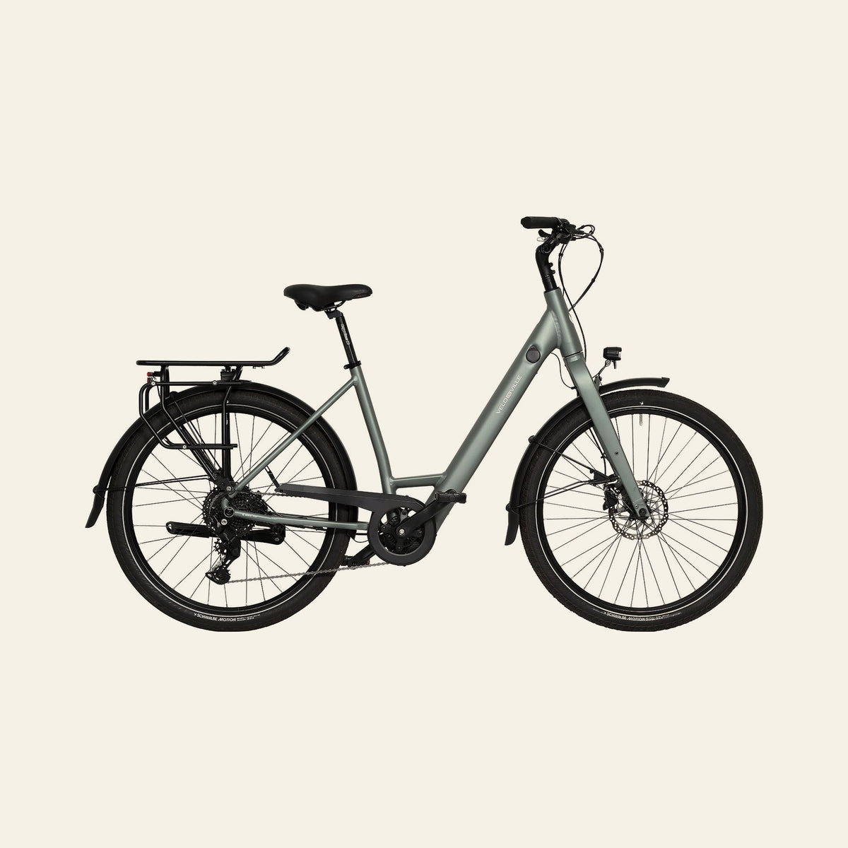 Velo de Ville HUBe elcykel, Wave-stel, set fra siden