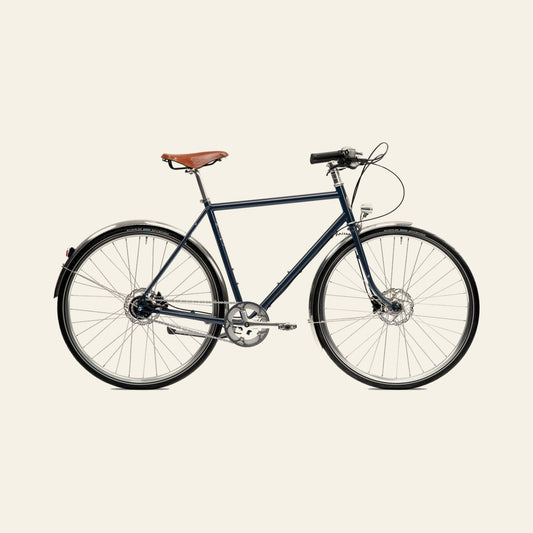 Pelago Hanko Commuter i Dark Metallic Blue, set fra siden