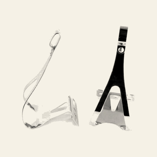 Velo Orange Stainless Steel Toe Clips, produktfoto